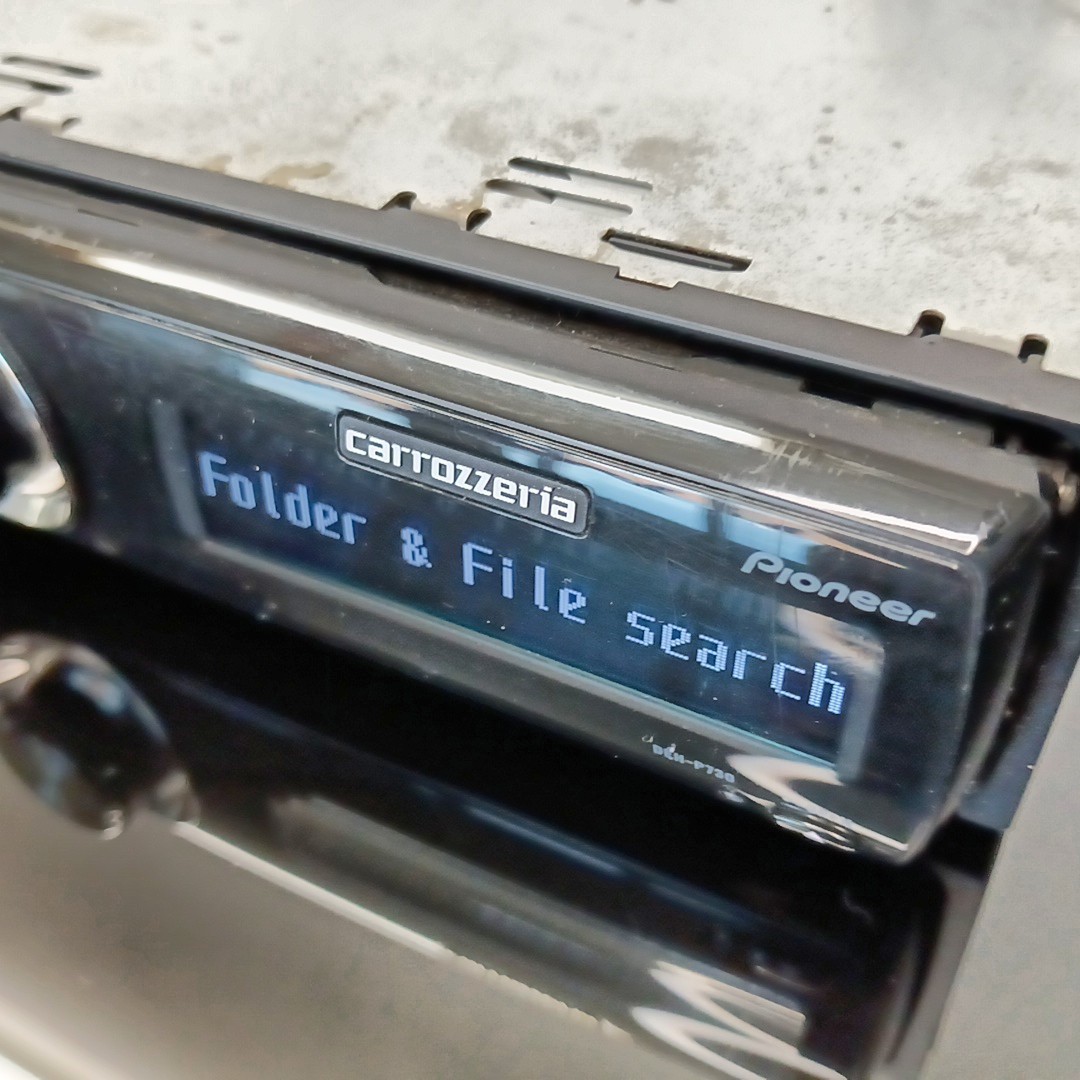 Pioneer Carrozzeria DEH-P730 1DIN Car Audio CD Tuner DSP Tested Fast Shipping