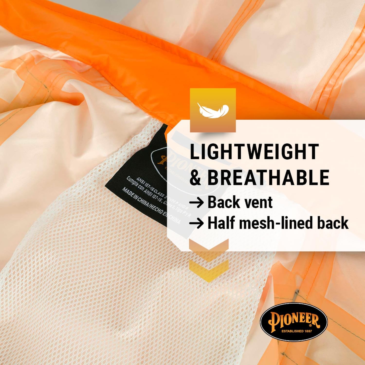 High Visibility Rain Gear Safety Jacket and Bib Pants – Hi Vis, Waterproof, R…