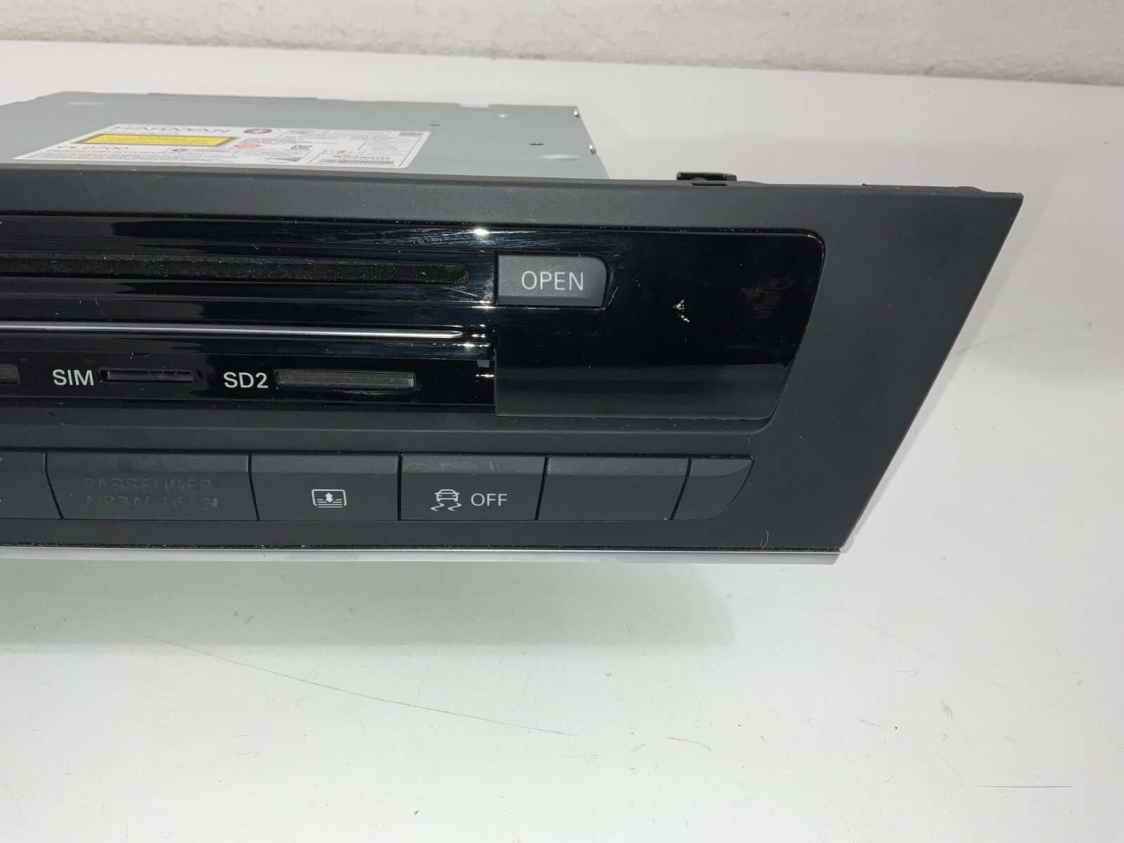 2015 Audi A6 CD PLAYER FM AM Module Control Panel AD100169005 OEM
