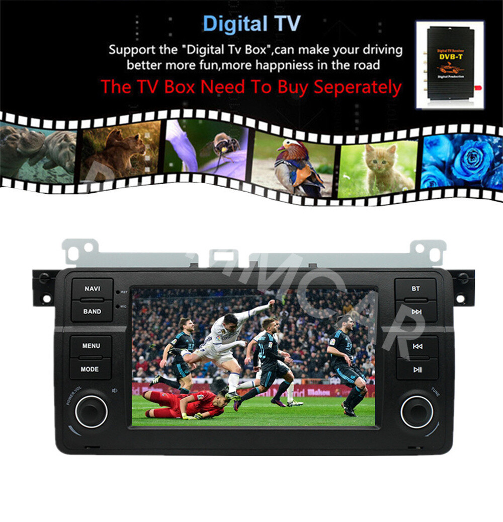 2DIN Car Radio MP5 Player Head Unit BT FM Fit For BMW E46 2-door Coupe 1999-2006