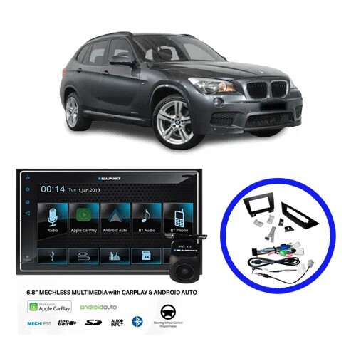 Blaupunkt BP800PLAY + RC1.0 Stereo Upgrade for BMW X1 2009-2015 (E84)
