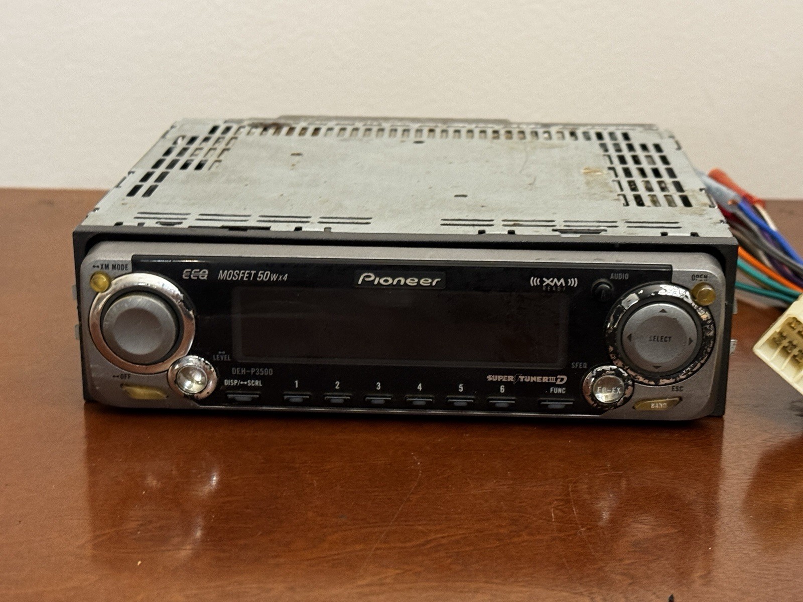 Pioneer DEH-P3500 October 2003 Mosfet 50 Wx4 Car Stereo CD Player
