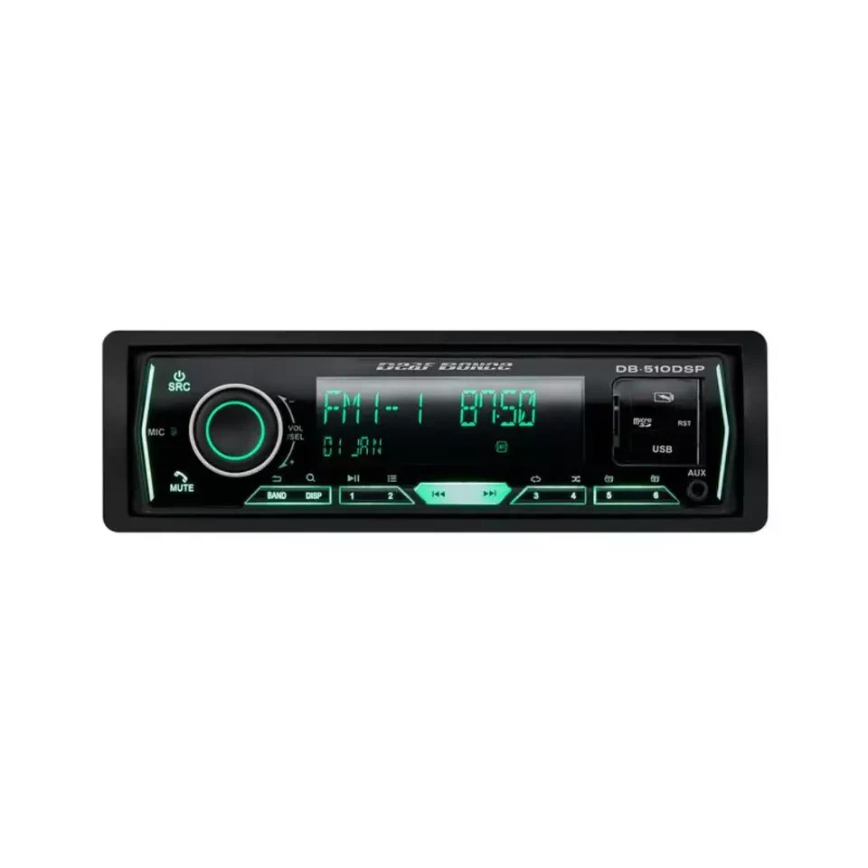 Deaf Bonce DB-510DSP 1-DIN Car Stereo MP3 USB Head Unit Receiver DSP Equalizer