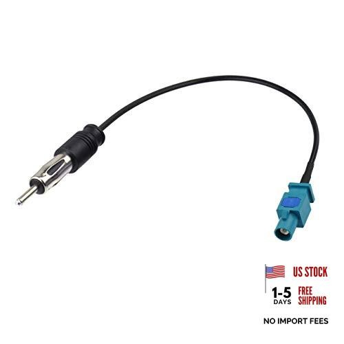 Universal Vehicle Car Stereo FM AM Radio Antenna Fakra Z to DIN Plug 6inch