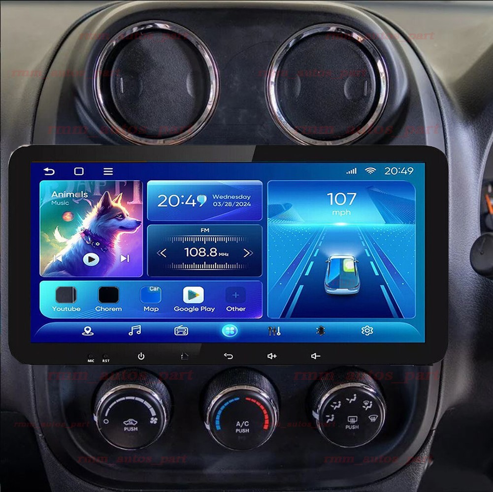 Car Stereo Radio GPS 2+64 For 2009-2016 Jeep Compass Apple CarPlay Android 15.0